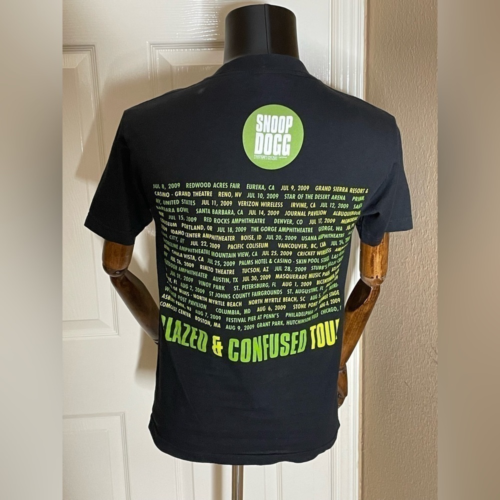 Snoop Dogg "Blazed & Confused Tour" 2009 Cali Concert T-shirt Small​​​​​​​​​​​​ - Picture 2 of 11
